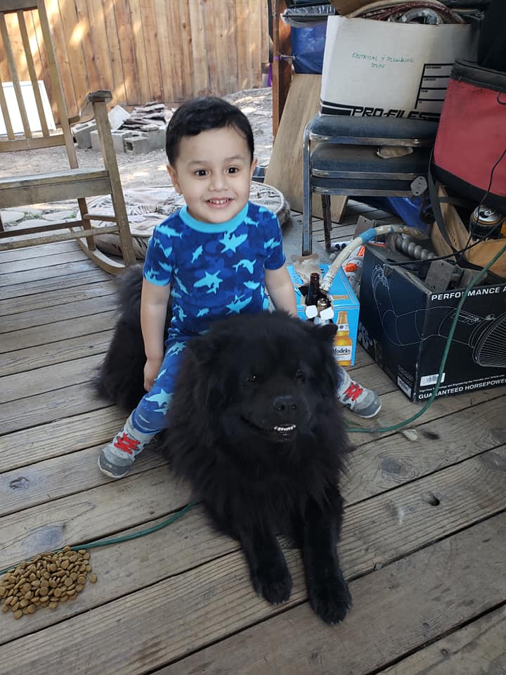 Mateo and Gogi Bear
