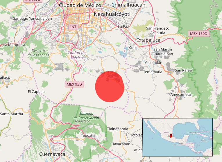 Axolotl Distribution Map