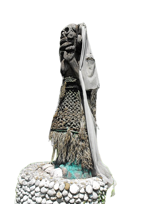 Statue of La Llorona in Xochimilco, Mexico