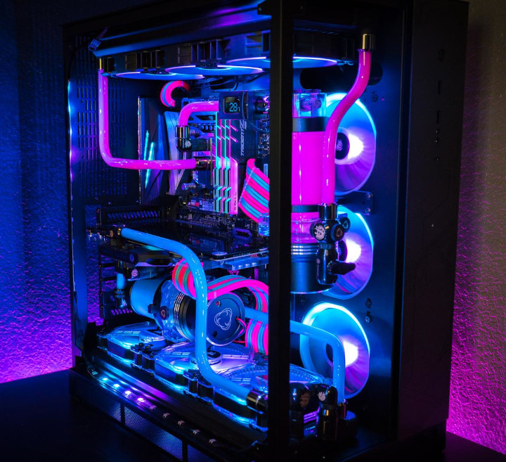 Custom Desktop PC with Lights