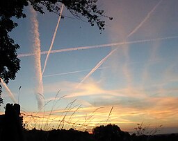 Chemtrails in the sky