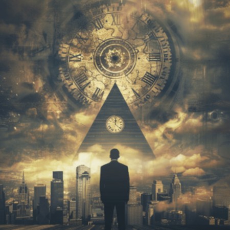 Visualization through image collage for Conspiracy Theory Main Page Layout