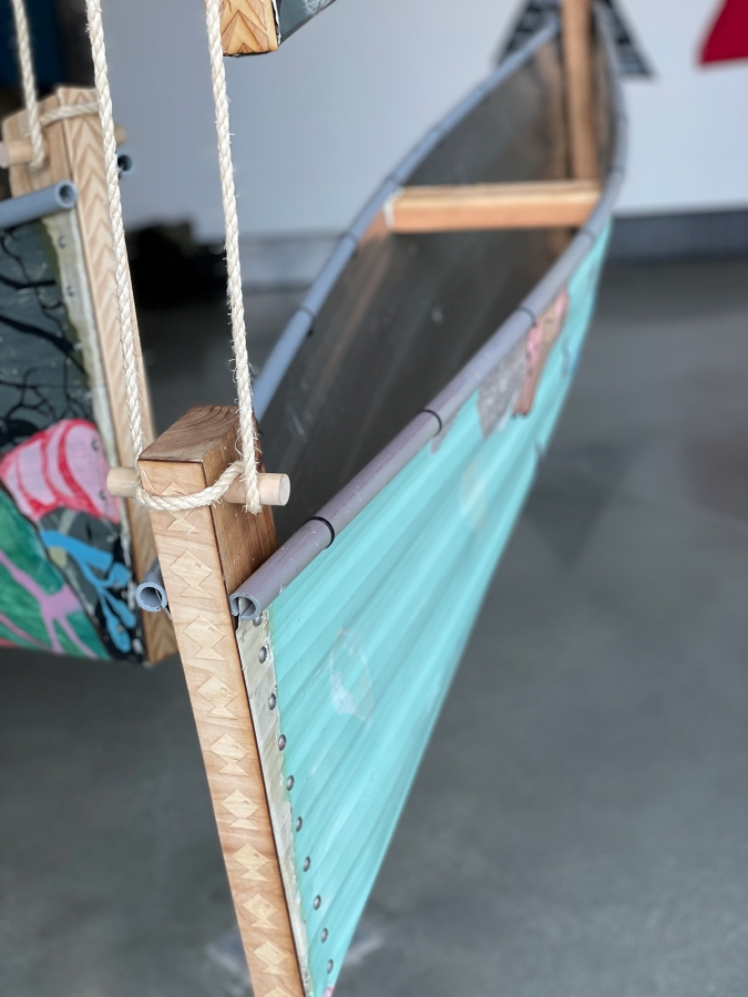Canoe close up