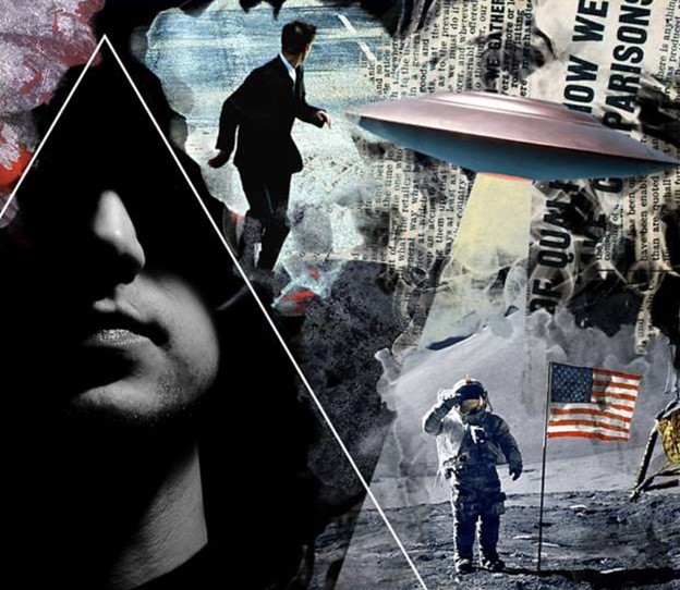 Conspiracy theorist collage