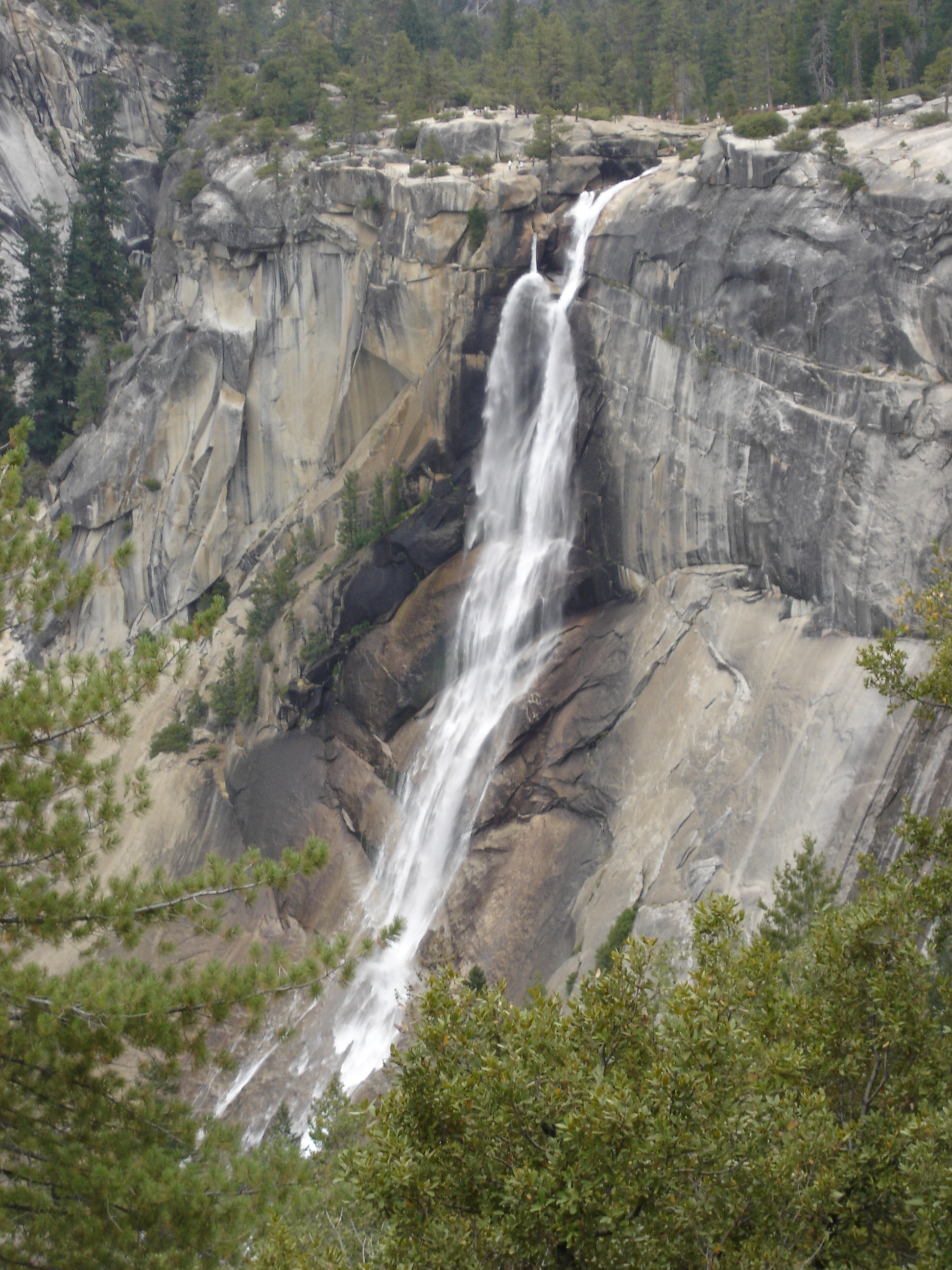 A waterfall at Yosemite National Park.