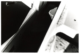 looking down an alleyway