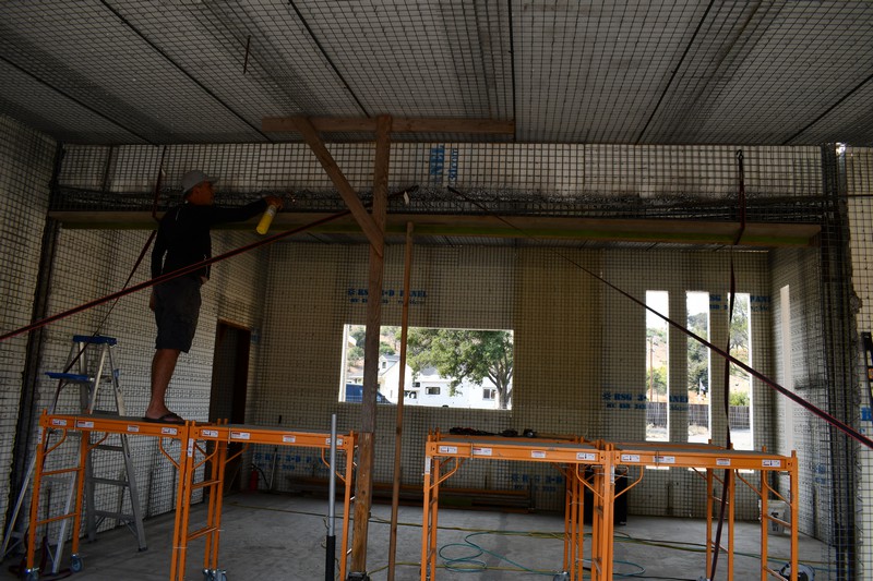 Rebars inside the Beams