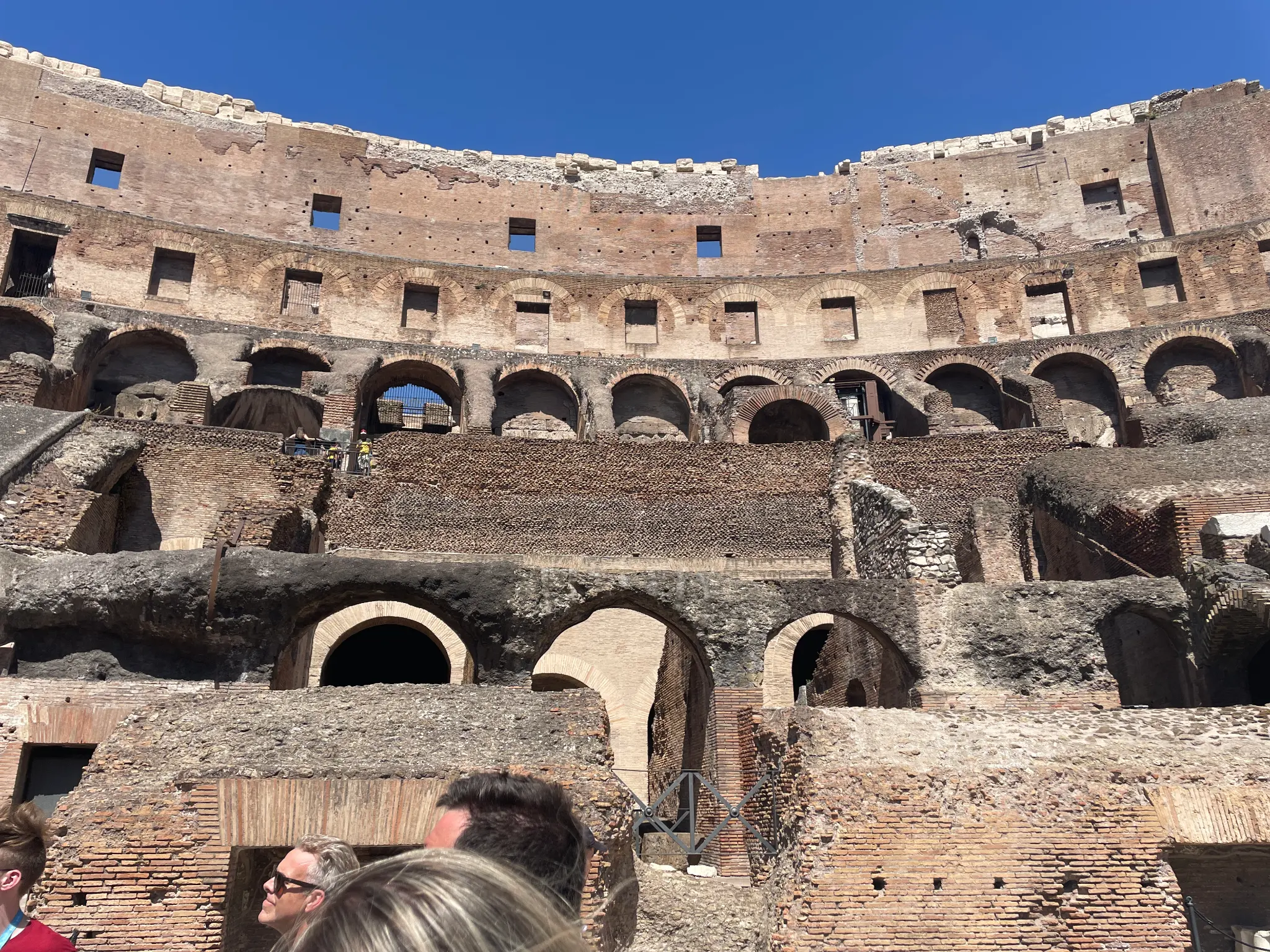 Interior view of the Colosseum