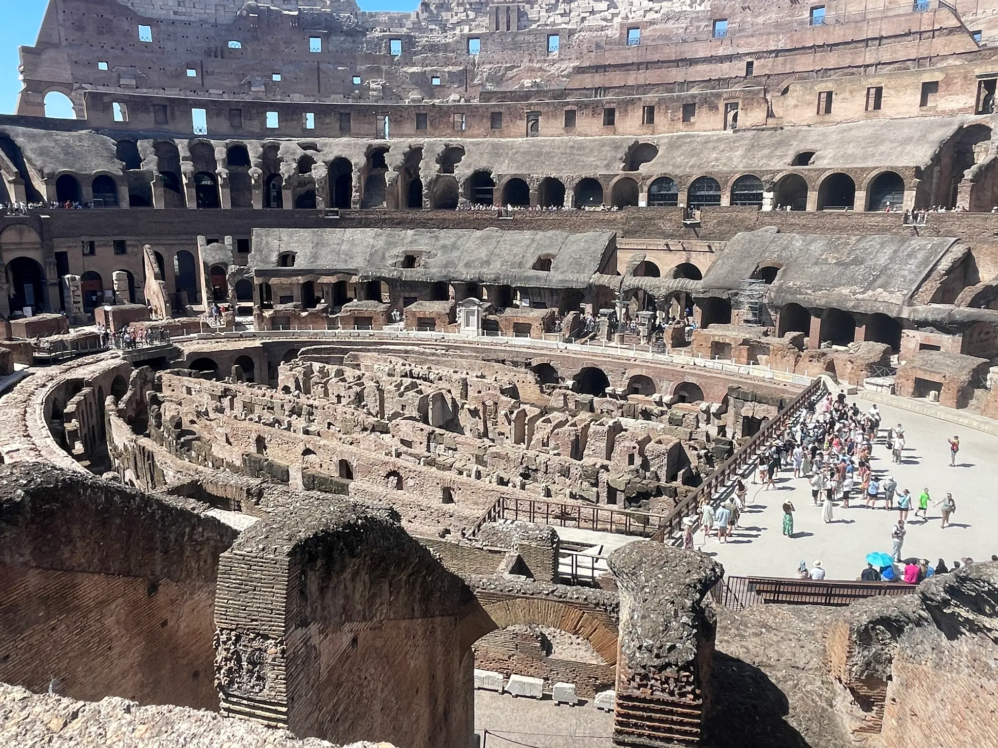 Another view of the Colosseum interior