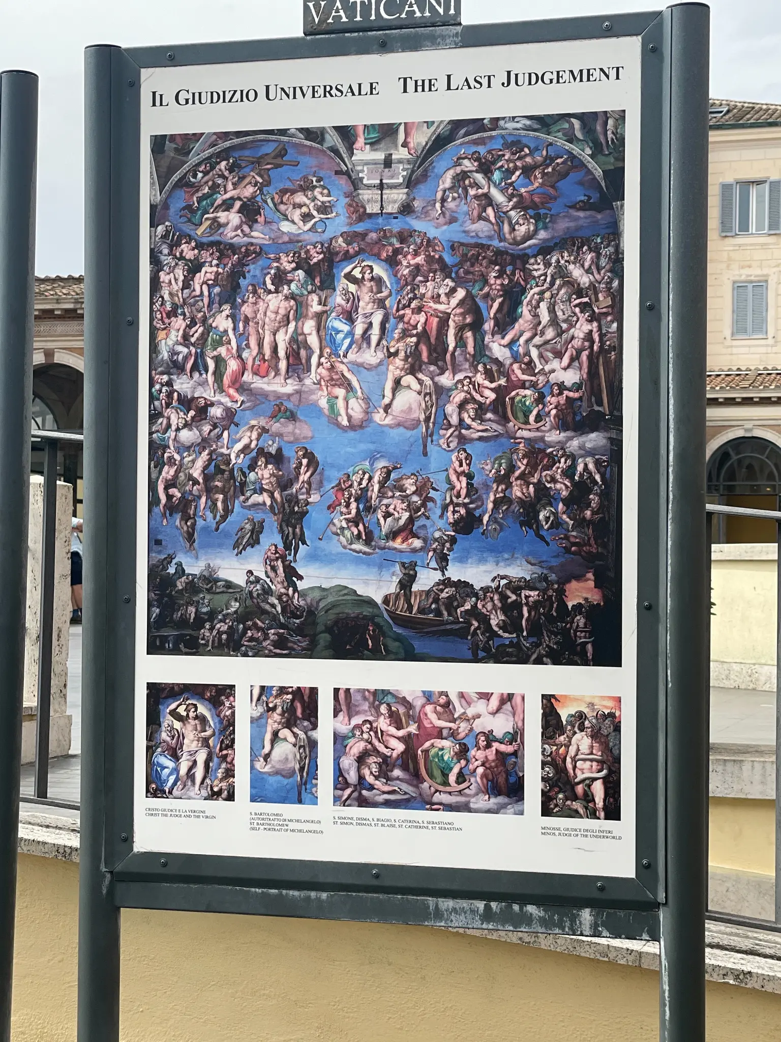 Ceiling at The Sistine Chapel