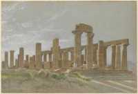 Girgenti (The Temple of Juno Lacinia at Agrigentum) by William Stanley Haseltine