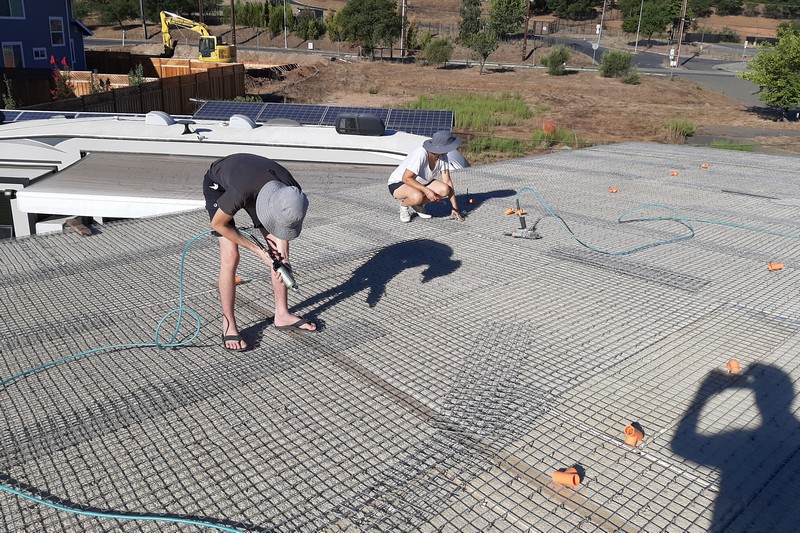 Fire Sprinkler System on the roof 1