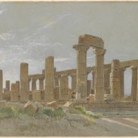 Girgenti (The Temple of Juno Lacinia at Agrigentum) by William Stanley Haseltine
