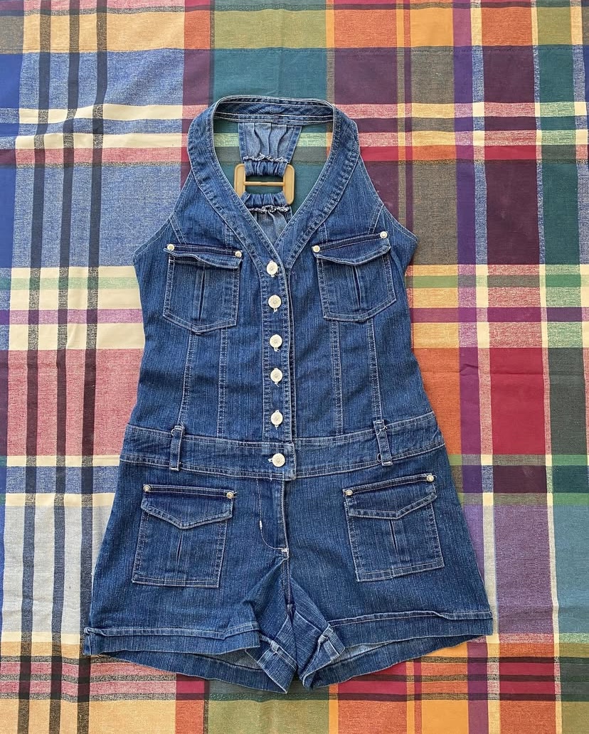 jean playsuit